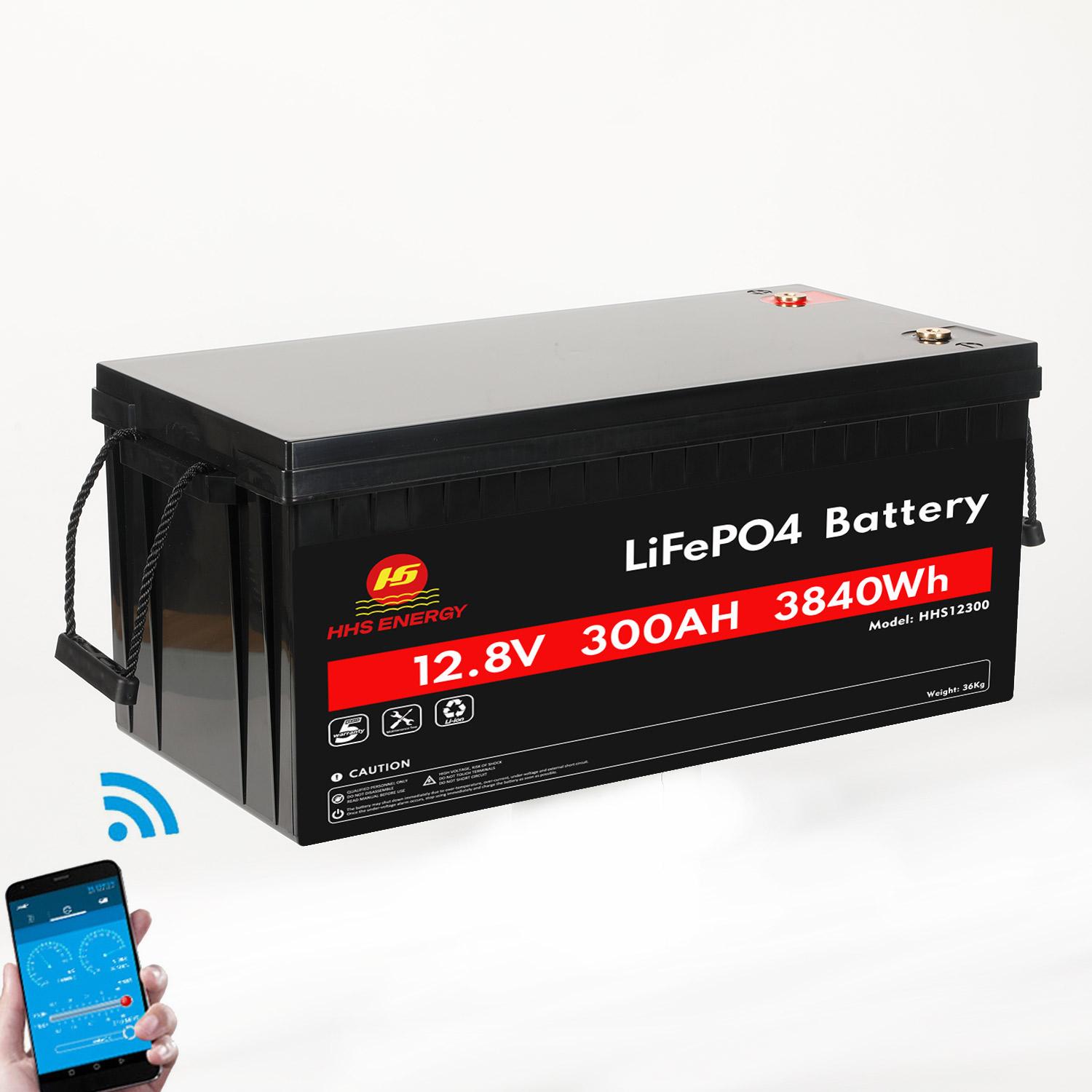 HHS 12V 300Ah LiFePo4 Battery Packs