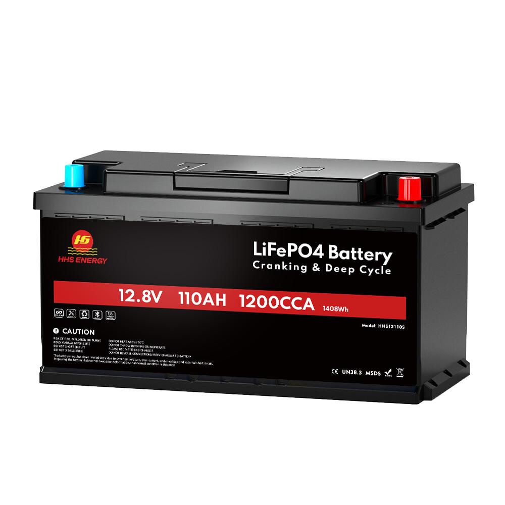 12V Lithium Start Battery 12.8V 110Ah LiFePO4 Cranking Batteries