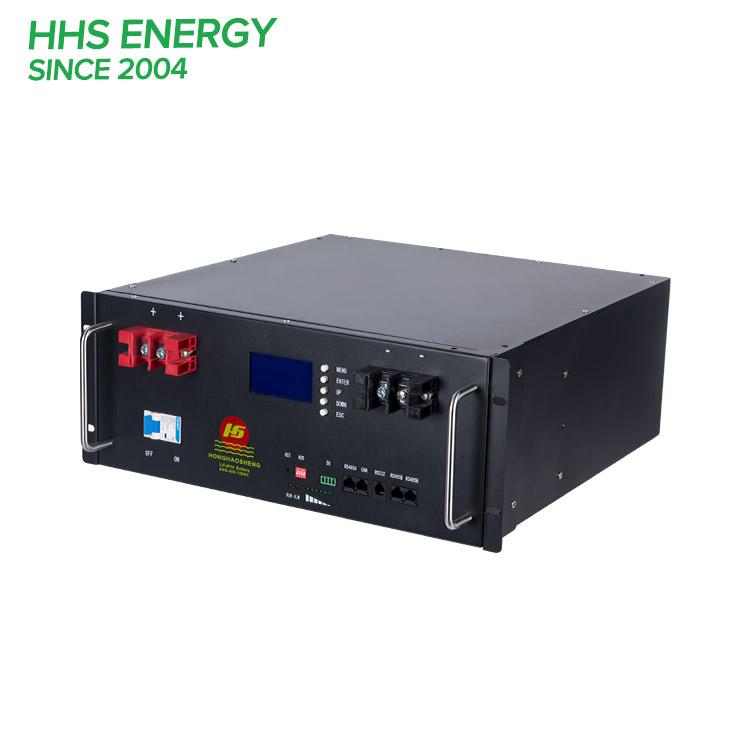 Server Rack Batteries 48V 100Ah 5KWh Rack Mounted Stackable module battery