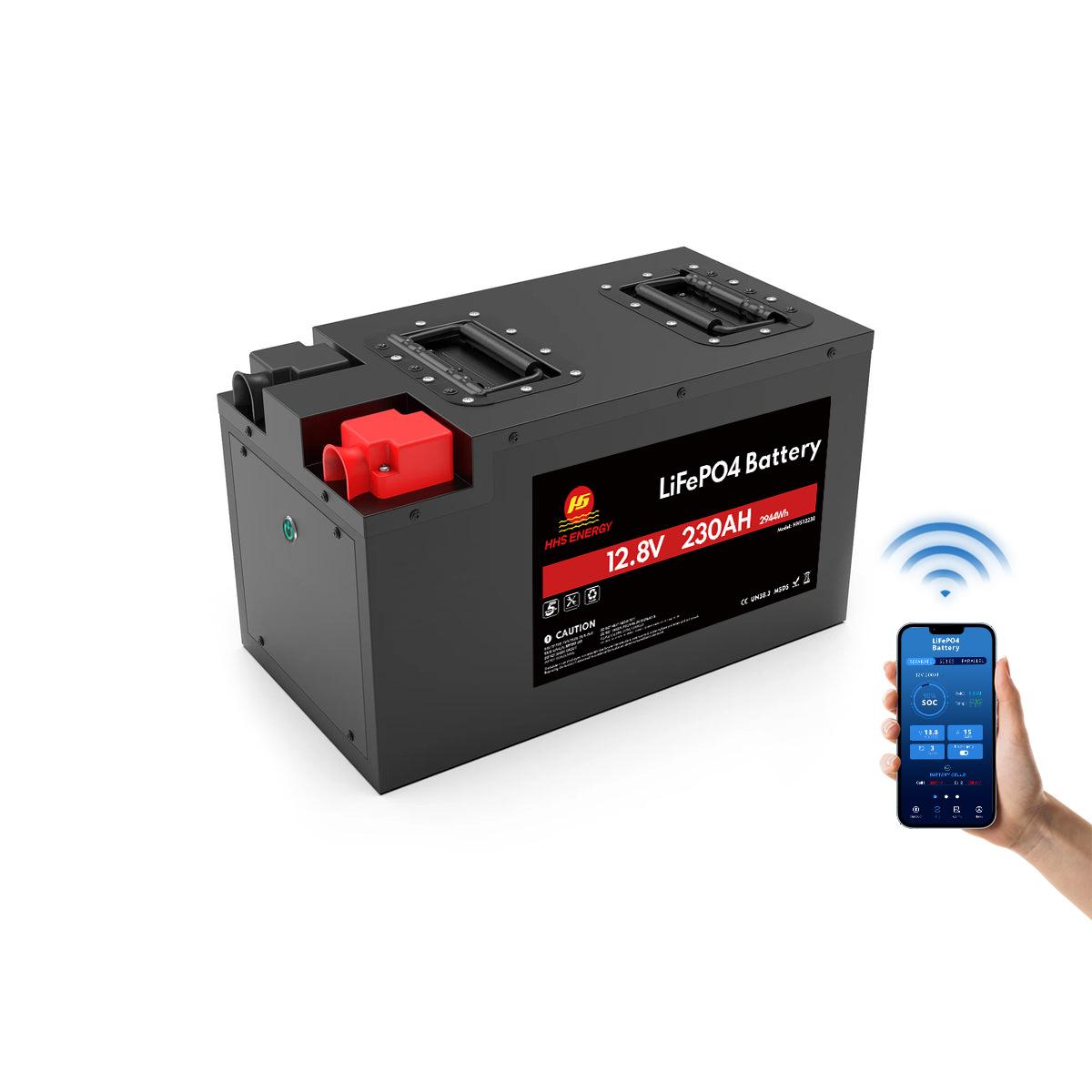 12V 100Ah 230Ah 460Ah 600Ah Lithium Battery With Bluetooth for RV/Vans/Campers