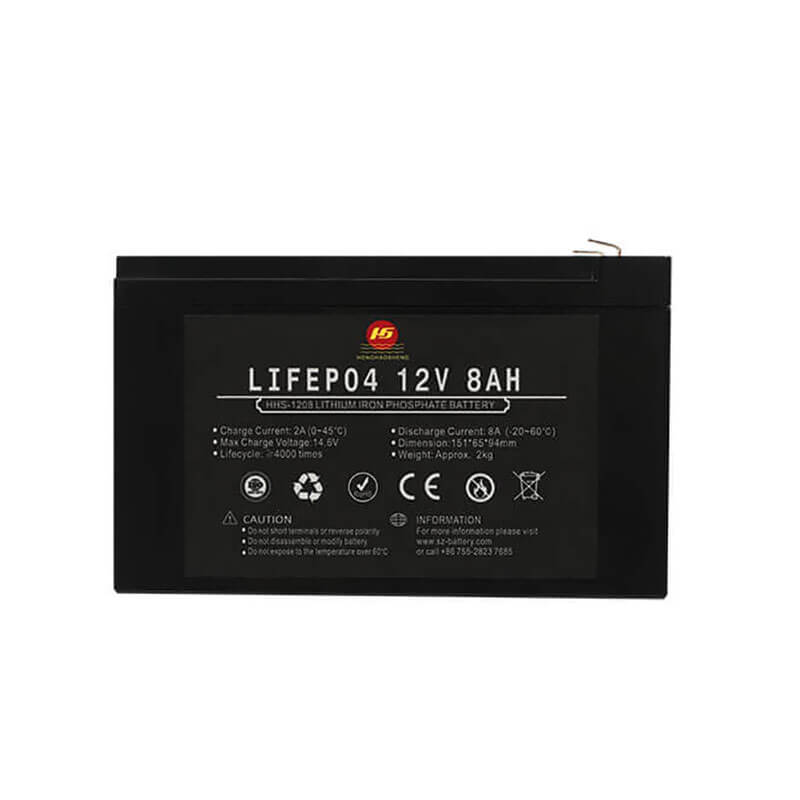 HHS 12V 8Ah LiFePo4 Battery Packs